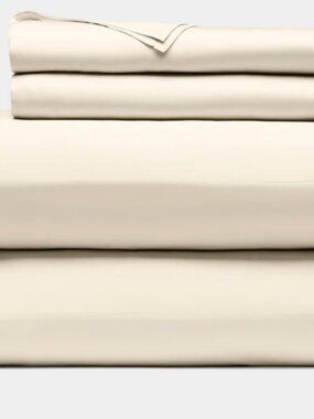 Cozy Earth Bamboo Sheet Set, Cream, Queen